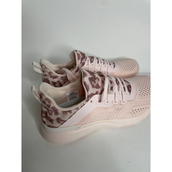 APL Women's TechLoom Tracer Sneaker Creme Beachwood Leopard Size 37 US 7 NEW - Picture 4 of 6